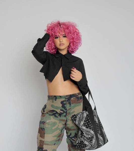 Cropped Soho Button Up