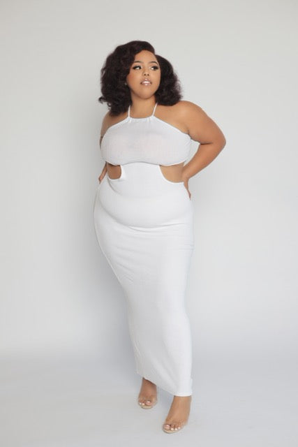 Saint Maarten Cut Out Maxi Dress