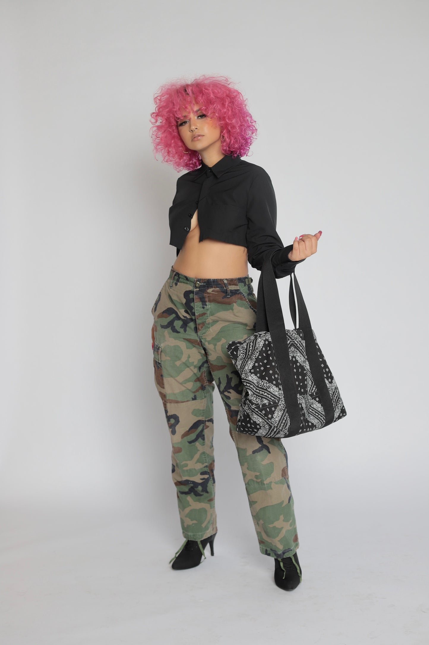 Cropped Soho Button Up