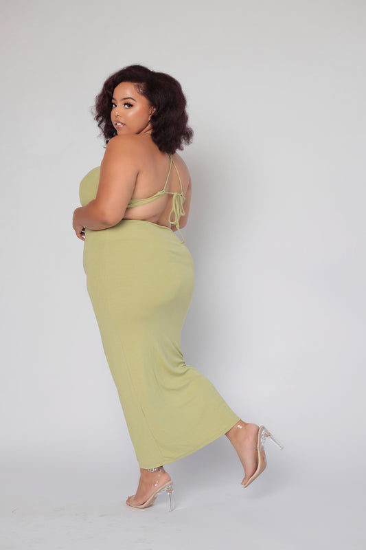 Saint Maarten Cut Out Maxi Dress